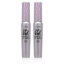 에뛰드하우스 래쉬 펌 볼륨 픽스 마스카라 NEW (8g), 블랙, 2개