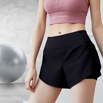 파라디 여성 투인원 레깅스 쇼츠 트레이닝 운동 반바지
