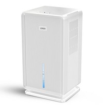 원룸제습기 공기청정 미니 화장실제습기 대용량 멀티 컬러 LED 디스플레이 제습기 3L 공기 청정기 전문 수, 02 WHITE_03 영국 플러그