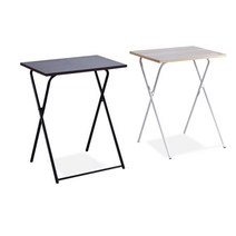 접이식 노트북 사이드 테이블 다과상 안방 침대책상, 퓨어비치