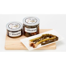 고유푸드 국내산 수제 풋마늘 장아찌 300g