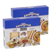 쿠라종 키친 라보쉬 크래커 앤 미니 그리시니 호주 스낵 120g 2팩 Kurrajong Kitchen Lavosh Crackers and Mini Grissini, 2개