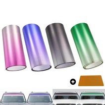 자동차 창 차양 앞 유리 색조 필름 전문 UV 보호기 단열 스티커 20x150cm, Black