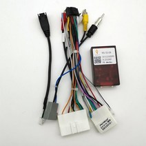 QSZN 자동차 라디오 멀티미디어 전원 케이블 닛산 캐시카이 J11 X-트레일 3 캔버스 박스 어댑터 하네스 배, 01 cable and canbus