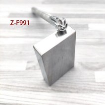 도예도구 도자기재료 도예재료엠보싱 가죽 도자기 스탬프 스테인레스 스틸 꽃 펀치 DIY 세라믹 수동 인쇄, 16 Z-F991