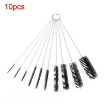 청소 도구 커피 머신 병 튜브 빨대 브러시 세척 스크러버 10개세트, 10pcs
