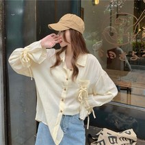 HQINT 여성 봄 셔츠 블라우스 여성셔츠 빅사이즈셔츠 여자 오피스룩 남방 긴팔셔츠 ZA-215481