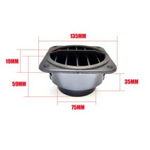 닥트자재 42/60/75mm 에어 벤트 덕트 t자형 엘보 파이프 베바스토 디젤 주차 히터용 히터 배기 커넥터 조이너, 7.75mm Air Vent B