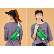 [스타일탐] 가벼운 미니 등산 조깅 자전거 힙색 핸드폰백 보조가방 학생 초등학생 중딩 슬링백
