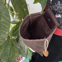 과수원 수확물보관용 접이식 수확가방 농작물수확, 베이지