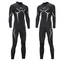 웻수트 웨이크보드복 바다수영 서핑 프리다이빙 해루질 슈트 4xl 3xl 남성 원피스 3mm 잠수복 남성 점프 슈트 잠수복 냉수 겨울, 블랙 mf307