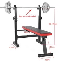 가정용벤치프레스 각도조절벤치 홈짐세트 접이식 벤치 윗몸 일으키기 보드 실내 바벨 침대 barbell rack bench press squat rack bench press sj, 빨간색