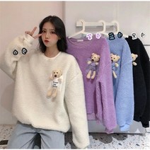 L.ONLINE SHOP여성 양털 후리스 플리스 후드티 뽀글이 빅사이즈 후드티 후드집업 후드코트 힙합패션