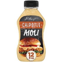 크래프트 치폴레 소스 아이올리 샌드위치 햄버거 페퍼스 340ml, 치플로테