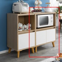 밥솥다이 오븐수납장 밥솥거치대 전자레인지거치대, 오크