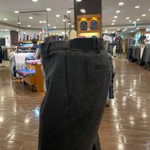 트레몰로 (주)세정 21년 겨울 허리 밴딩 저지 원단으로 사방 스판 아주 편한 진 그레이 겉 기모 가공 캐주얼 슬랙스 바지 TRNDLXZ9346 -7881