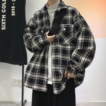 남성 남성 격자 무늬 자켓 남성 봄 청소년 유행 브랜드 남성 자켓 2023 새로운 봄 Houndstooth 의류 트렌드