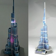 [오싸다] led 부르즈 할리파1인세트 만들기재료 방학숙제_*0*