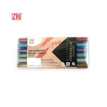 지그 캘리그라피 메칼릭컬러 MS 8400 6색