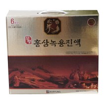 보령제약 홍삼 녹용 진액 80ml 60포 1개