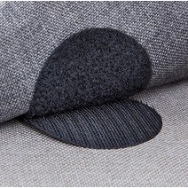 원형벨크로 매트고정 러그고정 밀림방지 초강력 접착 테이프 찍찍이 원형 양면 다용도 벨크로 30매입 KK397, 원형 벨크로(30매입)/블랙