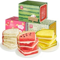 a1 수박 토스트 빵 아침 학생 샌드위치 토스트 간식 케이크 480g, 화룡과