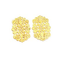 10/20/50 혼합 청동 색 선조 랩 커넥터 금속 공예 선물 장식 보석 만들기 결과 DIY, 50PCs, 11 50x31mm Gold