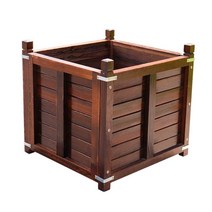 방부목 데크재 선반 옥상시공 구조목 기둥 나무 합성, 나무 삼중보강형 70x70x70cm 나무틀 강화 내마모