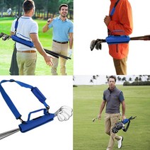 골프 클럽 가방 미니 하프백 골프채 가방 휴대용 남성 여성, Blue