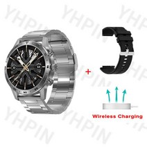 스마트워치 남녀공용 NFC 럭셔리 기계식 스타일 스포츠 GPS 트래커 피트니스 팔찌 손목워치 DT70 +, 4.Original SL Steel