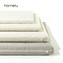 [무료배송+익일출고] 홈리 슬리피 10cm 오리지널 베이직 플러스 12존 토퍼 멀티싱글 슈퍼싱글 퀸 MS SS Q mattress topper, 카키 베이지(MA01021)