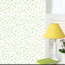 벽지시트지작업 물방울 그린 RECPS04 96cm x 1m