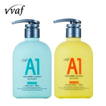 등드름 바프 A1 클렌져 500ml 여드름 아크네 진정 보습 약산성 수앤 바디워시, C)바프 클렌져 500ml 코코넛레몬향