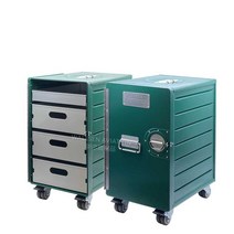 항공수납장 박스 인테리어 서류 캐비넷 사무실 정리, 블랙