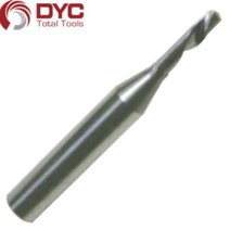 디와이씨 아크릴용 초경 1날 역엔드밀, 2mm x 12mm, 1개