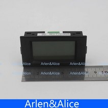 전압계 LCD 디지털 패널 DC 7.5-19.99V 파란색 백링 모니터 전압 측정기, 한개옵션0