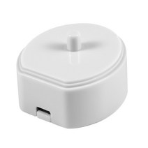 전동 칫솔 Usb 휴대용 충전기 충전 크래들 독 필립스용 필립스 Hx6730 Hx6721 Hx3216 Hx3226 Hx6616 Hx3120 용 흰색, [01] White