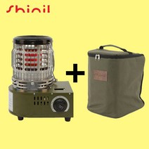 신일 가스난로 캠핑 히터 소형 미니 휴대용 야외용 부탄 난로 SCG-P220HS, SCG-P220HS(카키), 1개