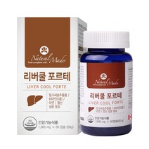 네츄럴메이드 간에 좋은 영양제 리버쿨 포르테 60g, 6개, 60캡슐