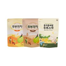 [쇼핑엔티] [쇼핑엔티 단독구성!] 쿠키아 뚜부과자 3종세트(오리지널 8+오곡 6+올벼쌀6), 없음