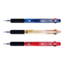 볼펜 볼펜추천 세이프티 클립 마이펜 3색 0.5mm, 네이비(K3176)