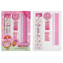 유아 문구 학용품 문구세트 입학선물 초1 준비물 웰컴키트 미술세트 학원 어린이선물, 1개, 핑크