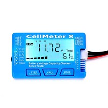 CELLMETER BALANCE DISCHARGER SERVO 8 배터리 용량 검사기 테스터 방전기 밸런서 전압 측정기, CN, 1개