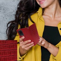 LG V40 V409 카투소 카이만 매트 천연소가죽 카드 수납 지갑형 다이어리 핸드폰 케이스