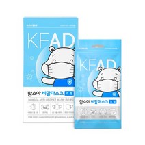 함소아 비말마스크 소형 KF-AD, 100개입, 1개, 화이트
