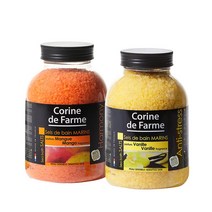 코린드팜 배스솔트 1+1 세트, 망고:라벤더