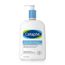 CETAPHIL 하이드레이팅 젠틀 스킨 클렌저 건성 피부 민감한 피부용 (20온스), 1개