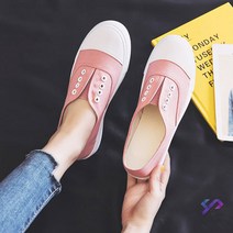 와이제이 여성용 펀칭 밴딩슬립온 8컬러 여성슬립온 단화 스니커즈 YJ0009