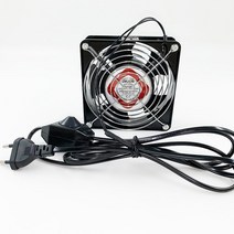 배기 환풍기 슬리브 베어링 축 냉각 팬 220V-240V 120mm, 케이블로