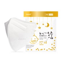 다나마스크 KF94 뉴 다나 온숨 컬러마스크 초소형 60매 90매, 흰색